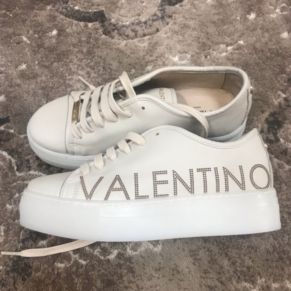 Dalia Sauvage Laser Leather Platform Runners